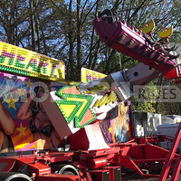 Attraction de fête foraine portable Heartbreaker Super Dance Ride : équipement d'amusement mobile pour foire et parc à thème