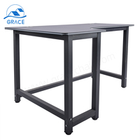 Vente en gros Table de jeu de bureau à domicile de style e-sport de haute qualité Design métallique professionnel MDF durable Écurie écologique