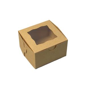 กล่องกระดาษใส่ขนมอบแบบ3 inchsm กล่องใส่<span class=keywords><strong>เค้ก</strong></span>ขนาดเล็กทั้งหมดพร้อมช่องโชว์แบบใส - Product Image 6