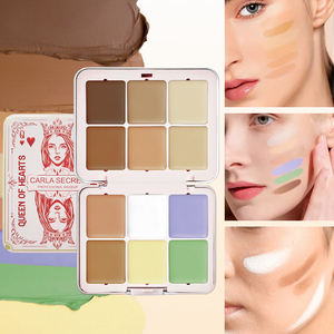 Palette <span class=keywords><strong>de</strong></span> contouring et correcteur haute qualité, crémeuse, personnalisable, 12 couleurs, minérale, waterproof, haute couvrance, contrôle du sébum, illuminateur et contouring - Product Image 2