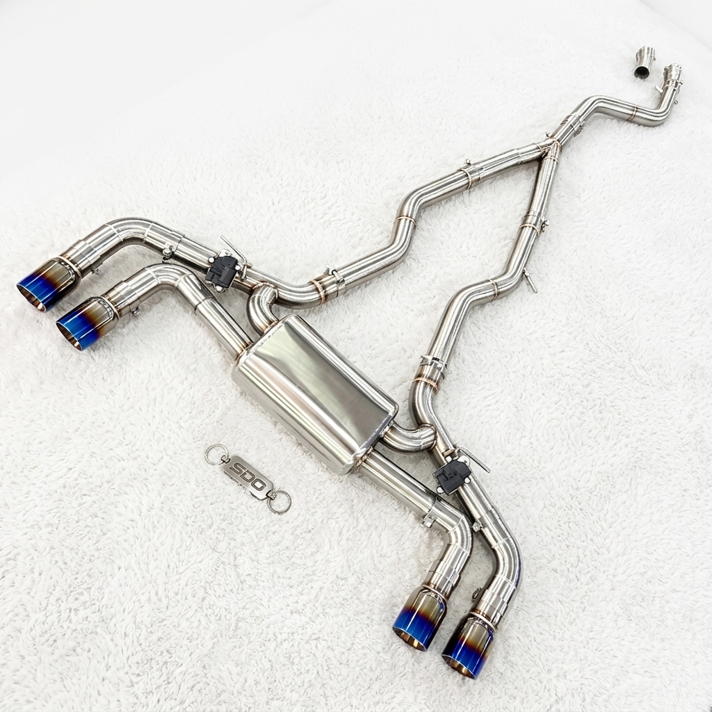 VantaFlow Stainless Steel Catback Exhaust System for BMW Z4 G29 M40i B58 3.0T 2019+ Racing Muffler with Blue Tips