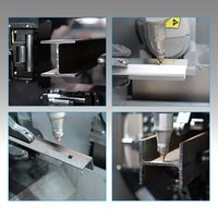 Machine de découpe laser à fibre CNC 5 axes à biseau, tube, 3D, BMP, conforme CE, personnalisée, haute vitesse, puissance 1,5-3 kW, délai de livraison court