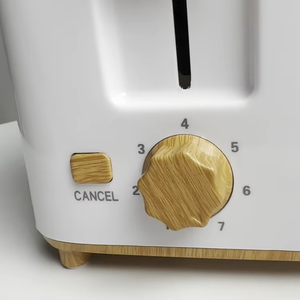 Tostadora de ranura extra ancha de 2 rebanadas de plástico 229006 700W hermosa tostadora de 2 rebanadas con apagado automático - Product Image 3