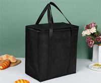 Top Qualité Personnalisé Nouveau Déjeuner Isolé Thermique Non Tissé Livraison De Nourriture Promotion Sac Isotherme Portable Avec Logo et Fermeture Éclair
