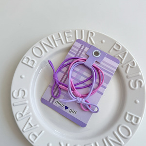 ชุดยางรัดผมเด็กผู้หญิงแบบไม่ทำลายผมสีสันสดใสไล่ระดับสี - Product Image 4