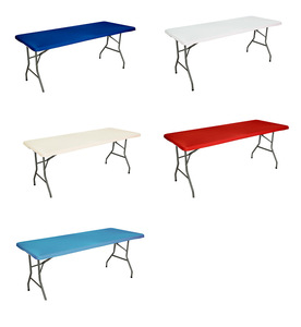Copritavolo <span class=keywords><strong>Rettangolare</strong></span> Elasticizzato in Poliestere, Impermeabile e Antimacchia, Tovaglia Rossa <span class=keywords><strong>per</strong></span> Hotel, Matrimoni e Decorazioni <span class=keywords><strong>per</strong></span> Banchetti - Product Image 4