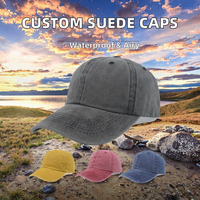 Topi Baseball Suede 5-Panel Unisex Grosir, Logo Kustom, Topi Sporty Polos dengan Gaya Gambar Warna Solid