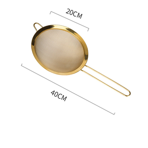 פרמיה 304 נירוסטה מסננת מטבח רשת בסדר מסנן עגול עבור מסננת מתכת לשימוש ביתי - Product Image 6