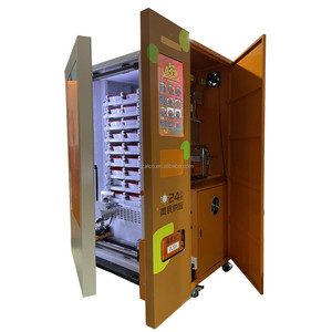 Máquina Expendedora de comida y fideos calientes para América del Norte, sistema de horno microondas con elevador, tarjeta de membresía - Product Image 1