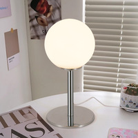 Lampe de table LED DC moderne et simple au design créatif pour chambre, bureau, studio - Ornement et lumière d'ambiance en forme de sucette