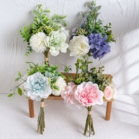Fleurs d'hortensia pivoine, fausse boule, pour mariage, MW66780