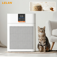 Pembersih Udara HEPA untuk Rumah, Kandang Kucing, dan Ruangan Khusus Hewan Peliharaan, dengan Filter HEPA untuk Membersihkan Debu dan Asap di Rumah