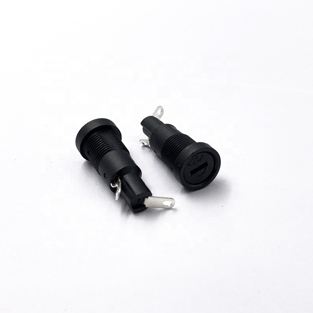 10A250VAC 5*20mm Fuse FH1-B-MW 10A 250V High Voltage Resistant U L Black Fuse Holder