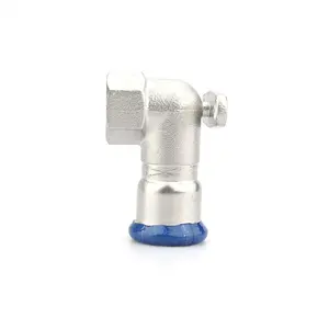 China Factory EN10312 SS316 SS304 M Contour Press Fitting Short Elbow with Female Threaded Bend