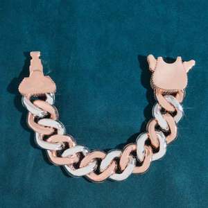 Luxury 925 Sterling Silver Cuban Link Bracelet Lab Grown Moissanite Diamond Stylish Minimal Jewelry - Product Image 2