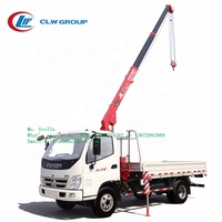 Nouvelle conception de grue télescopique hydraulique de levage Unic Marine Urv370 de 3,23 tonnes à télécommande japonaise pour vente chaude