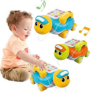 Giocattolo educativo di apprendimento per i più piccoli madre bambini giocattolo interattivo del bambino del telefono giocattolo con musica e luci di pianoforte - Product Image 2