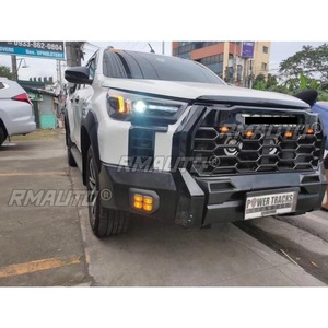 Parrilla Delantera LED para Coche, Parrilla de Carreras, Kit de Carrocería, Parrilla Delantera para Toyota Hilux Toyota REVO 2021+ - Product Image 4