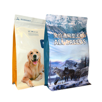 Op Maat Gemaakte Bedrukte Stand-Up Rits Achtzijdige Afdichting Kattenvoer Diervoeder Snacks Aardappelchips Fruitvoedselverpakkingstas