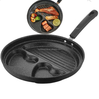 Poêle à fond plat pour petit-déjeuner, idéale pour les œufs frits, les hamburgers et la cuisson – Offre spéciale