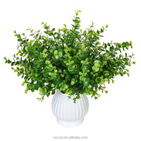 Plantes artificielles 2026, tiges et feuilles d'eucalyptus en plastique, verdure réaliste pour intérieur, décoration de mariage, bureau, photomaton, résistant aux UV
