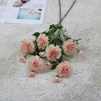 Fleur artificielle en soie de type européen Hibiscus FRH-286 pour la décoration de mariage, les arrangements de chemin d'accès et la décoration d'ambiance de salle de séjour