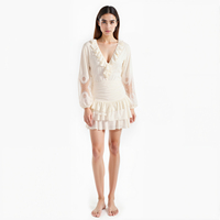 Robe moulante courte pour femme, col en V profond, design ajusté, tissu de haute qualité, sexy, pour soirée, club, personnalisable