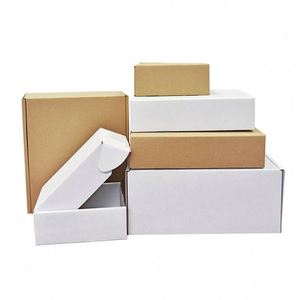 Cajas de Cartón para Envíos Postales Blancas a Precio de Fábrica, Diseño Gratuito, Cajas de Embalaje para Ropa Interior, Cartones Corrugados para Regalos - Product Image 2