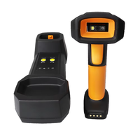 Lecteur de codes-barres industriel avec support de charge sans fil, anti-chute et étanche IP65, lecteur de codes QR Bluetooth
