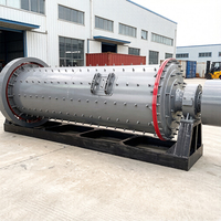 Broyeur à billes robuste Hongke 3,6x6m avec PLC et boîte de vitesses à moteur AC |   Machine de broyage de minerai d'or à haut rendement 40-180t/h