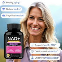 Capsules de complément liposomal NAD Plus 18-en-1 pour un vieillissement sain, avec Resvératrol, Berbérine, Quercétine, Booster d'énergie NAD+, 90 unités