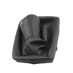Pommeau de levier de vitesse Audi 5/6 vitesses en cuir ergonomique avec cache anti-poussière compatible avec FAW AUDI CA - Product Image 2