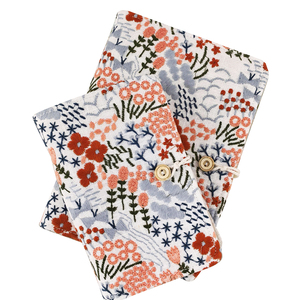 Taccuino Journal Notebook A5 A6 ricamato in lino di cotone a foglia larga in stile rilegato con copertina rigida in stile Beige fiore <span class=keywords><strong>mare</strong></span> libro bianco - Product Image 3