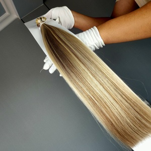 ผมต่อแบบเคราตินปลายแบน คุณภาพพรีเมียม จาสมินบิวตี้ รัสเซียนเรมี่ แฮร์  แบบผมตรง เงางาม ขายส่ง แบบติดกาวสำเร็จรูป - Product Image 2