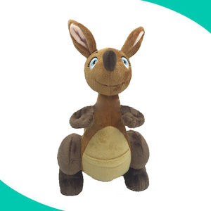 Logo personnalisé <span class=keywords><strong>j</strong></span>'aime australie kangourou animal en peluche jouet avec bébé - Product Image 5