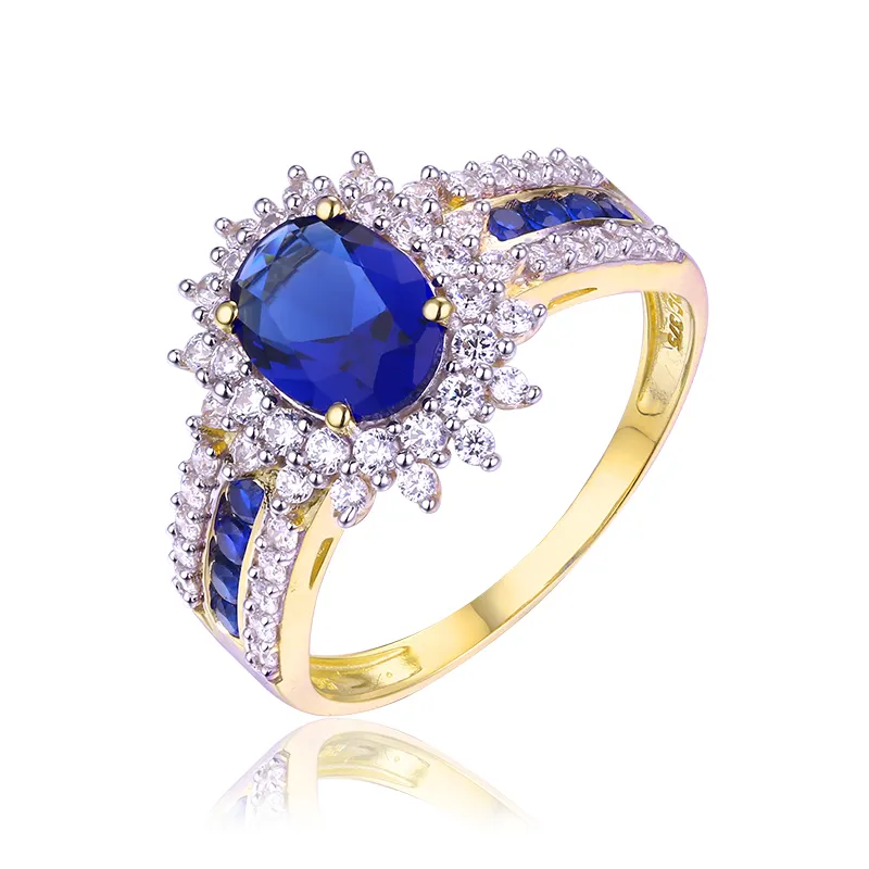 Andrea — bague de mariage en saphir personnalisé, anneau en or et diamant, bijoux, prix des bagues