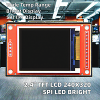 Layar LCD TFT Grosir TCTdisplay 2.4-inci SJXD2.4A-LCM 240x320 Antarmuka SPI IC Driver ST7789 Lampu Latar LED Kecerahan Tinggi