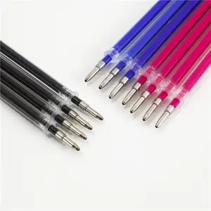 مجموعة أقلام مبللة عالية الحرارة إعادة التبديل قلم تعليم حبر دائري 1.0 مم كتابة معدن مبتكر