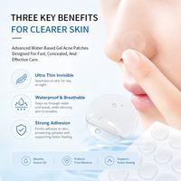 Patchs Hydrocolloïdes Anti-Acné 40 Étoiles les Plus Vendus – Traitement Ciblé Contre les Boutons et Imperfections pour le Visage