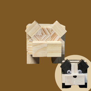 Nouvelle tendance nous sommes des ours nus peinture en bois motif personnalisé enfants bricolage coloriage à l'eau peinture Art Kit cadeau jouet - Product Image 2