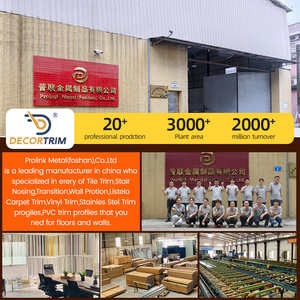 DECORTRIM Profilé d'angle en aluminium sur mesure pour carrelage, profilé de transition décoratif en métal pour bordure de carrelage de sol - Product Image 5