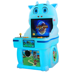 Dễ Thương Bò Người Trò Chơi Thiên Chúa Chiến Đấu Arcade Máy 6 + Năm Trẻ Em Đồng Tiền Hoạt Động Kim Loại Claw & Pusher Tủ - Product Image 1