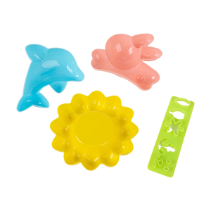 4 個漫画イルカウサギの形のおにぎり型家庭料理子供のランチ寿司 DIY 型 - Product Image 1