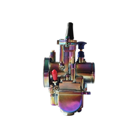 Carburateur de moto PWK21 Carburateur coloré universel de 21mm avec jet de puissance pour moteur 2/4 temps Scooters de moto ATV UTV