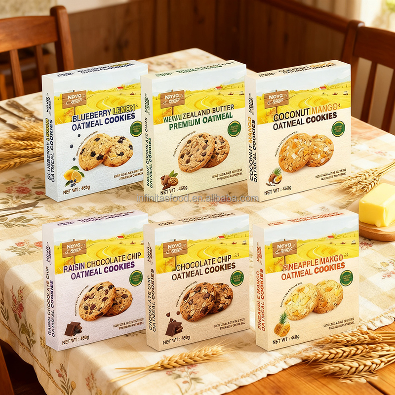 Delicious Baked Snacks Crispy Oatmeal Coconut