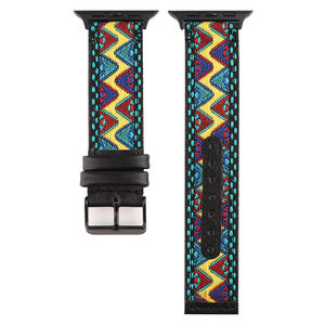 38/40mm 42/44mm <span class=keywords><strong>bracelet</strong></span> de montre en cuir de remplacement de Style ethnique pour Iwatch série <span class=keywords><strong>bracelet</strong></span> en cuir pour <span class=keywords><strong>Apple</strong></span> <span class=keywords><strong>bracelet</strong></span> en cuir ethnique - Product Image 6