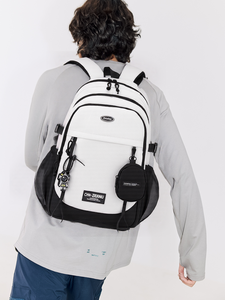 Moda erkek öğle yemeği çantası ile 3 adet okul çantaları Set & kalem kutusu büyük kapasiteli üniversite öğrencileri sırt çantası gençler adam sırt çantası - Product Image 6