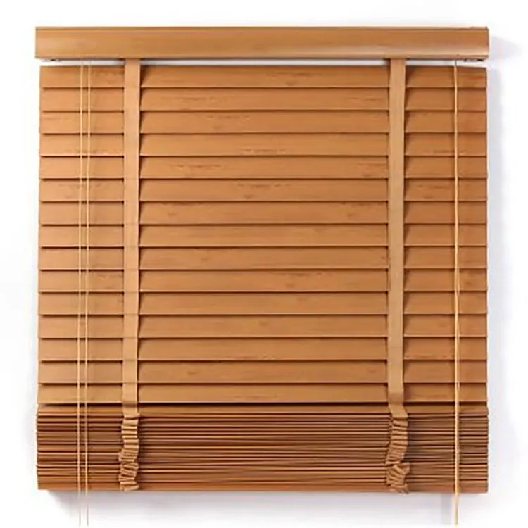 Hot selling product wood vertical blind wooden timber roller blinds curtain
