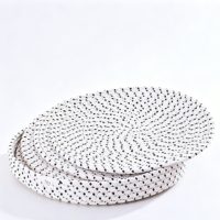 Set de table rond en corde de coton, tressé, résistant à la chaleur, pour table à manger