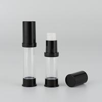 Flacon pulvérisateur sans air, bouteille avec Mini atomiseur, tête blanche, pompe sans air, pour produits cosmétiques, en stock, 5ml ou 10ml, pièces